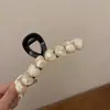 Presilha de Cabelo Coreana de Luxo Leve com Dente Único para Penteados Semi-Presos, Presilha Shark de Tamanho Grande para a Parte de Trás da Cabeça, Piranha de Cabelo de Alta Qualidade para Coques, Presilha de Cabelo em Formato de Coração para Mulheres