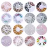 Comércio Exterior Popular Disco de Nail Art Joia Transparente Colorido Fundo Pontiagudo Caixa de Diamante Diamante para Unhas Arte de Unhas com Diamante Lote Misturado de Diamante