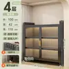Estante de Cocina de Pie Gabinete de Almacenamiento Multicapa Horno de Microondas Doméstico Gabinete Multifuncional con Puerta Gabinete de Almacenamiento a Prueba de Polvo