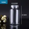En Stock 15-500ml Plástico Transparente para Mascotas con Dosificador Botellas de Boca Ancha, Botellas con Cápsula Sellada, Botellas Dosificadoras, Botellas para Muestras