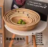 Cesta de bambú hecha a mano, cesta para guardar frutas y verduras, recogedor, productos tejidos de bambú, cesta redonda para pan al vapor, cesta de frutas de bambú