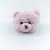 Llavero Broche Cabeza de Oso de Peluche de Dibujos Animados Accesorios para el Cabello Joyería Adornos Hechos a Mano para Manualidades Accesorios para Ropa