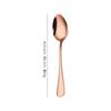Venta Caliente de Amazon Vajilla de Acero Inoxidable Chapado en Oro Negro Cuchillo y Tenedor Creativos para Bistec Cuchara Chapado en Titanio Colorido Juego de Vajilla Occidental