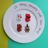 Nuevos Accesorios de Oso Pajarita Acrílica Venta al por Mayor Hechos a Mano DIY Pegamento de Crema Pinzas para el Cabello de Niños Decoraciones para Ropa Funda de Teléfono