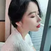 Aguja de Plata Coreano Corazón Latido Diamante 2025 Nuevo de Moda Celebridad de Internet Elegantes Pendientes Pequeños Pendientes para Mujer