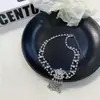 Collar de borla de diamante europeo y americano, cadena para la clavícula de temperamento, collar de moda con personalidad