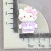 Accesorios de resina de dibujos animados de gato KT, pegamento de crema casero, caja de papelería DIY, parche para taza de agua, tocado, horquilla