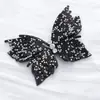 Nuevas Pegatinas de Tela de Flor de Mariposa de Doble Capa con Pedrería Hechas a Mano para Zapatos y Sombreros de Dama Bolsos Joyería Decorativa Accesorios Venta al por Mayor