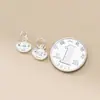 Plata pura 999, plata tailandesa de estilo antiguo, colgante de lingote con incrustaciones de caracteres chinos, charm para pulsera, material de cordón trenzado hecho a mano y accesorios, S1202