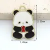 Fabricante de Accesorios de Joyería Estilo Panda, Venta al por Mayor de Joyería DIY Hecha a Mano de Aleación, Accesorios de Joyería DIY con Goteo de Aceite de Fábrica