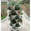 Plantas de Fresas en Maceta, Macetas Verticales para Balcón, Soportes para Macetas Adecuados para Cultivar Verduras en Casa, Soportes de Plantas para el Hogar de Múltiples Niveles