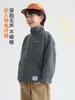 Ropa para Niños de la Casa de Hai Ma Nuevo Estilo Moda para Niños Ropa de Invierno Sudadera Invierno Adolescentes Niños Ropa Cálida de Felpa de Moda