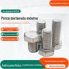 304 aço inoxidável GB30 / DIN933 parafuso sextavado externo de aço inoxidável parafuso sextavado M6 M8 M10 M12