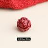 Al por mayor Cinabrio Natural Alto Contenido Arena Dorada Púrpura Semilla de Loto Flor de Loto Cuentas Espaciadoras Accesorios para Joyería DIY