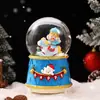 Bola de Nieve Automática Bola de Cristal Decoración del Hogar Carrusel Caja de Música, Exquisita Caja de Música como Regalo de Cumpleaños para Niños