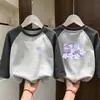 Camada Base Térmica Feminina Outono/Inverno Nova Gola Redonda Roupa Íntima De Rong Blusa de Manga Longa Costurada para Crianças de Meia-Idade e Mais Velhas Top Quente Escovado