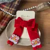 Nuevo Pasador de Pelo Rojo Estilo Coreano con Lazo de Tela Hecho a Mano para Niños Pinza para Flequillo Lateral Bolas de Pelo Accesorios para el Cabello para Mujeres