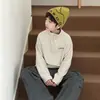 Tong Ku 2026 Inverno Novo Roupa Infantil Infantil Quente Gola Meio Alta Camada de Base Estilo Coreano Meninos Meninos Pequenos Roupa Íntima Top Tendência