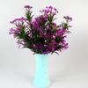 Venta Directa de Fábrica de Flores Artificiales Hengfang Flores Artificiales de Plástico Ramo de 7 Cabezas Gipsófila Lavanda Accesorios Decorativos Venta al Por Mayor
