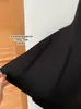 Vestido de Cumpleaños, Vestido de Verano sin Mangas con Cintura Ajustada para Mujer, Look Adelgazante de Alta Gama, Vestidito Negro Corto