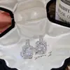 Pendientes Cuadrados de Circonita Estilo Francés Lujo Ligero con Pasador de Plata S925 Pendientes de Diseño Nicho Populares Nuevos 2026