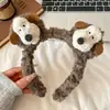 Diadema Especial para el Cabello con Cara de Dibujo Animado para Mujeres 2025 Nueva Diadema de Peluche para el Cabello Maquillaje para el Cabello Pinza para el Cabello Linda Diadema para el Cabello Tocado