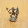 Decoración Sólida Shogunato Samurai Retro Cobre Blanco Guerrero Pescador Soldado Antiguo Modelo Hecho a Mano Juego de Mesa Juguete