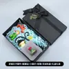 Lámpara de Calle Zorro Rosa Príncipe Caja de Regalo Bolsa de Regalo Día de San Valentín Anillo de Regalo Rosa Adorno de Resina Rosa Caja de Regalo