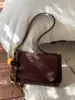 Bolsa Pequena Textura Fosca Retrô para Mulheres 2026 Novo Estilo de Alta Qualidade Nicho Bolsa de Ombro Moda para o Dia a Dia