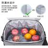 Nueva Bolsa Lonchera Aislada Transfronteriza, Bolsa Lonchera de Gran Capacidad, Tela Oxford, Bolsa de Hielo Gruesa Diagonal, Bolsa Lonchera Completa