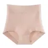 Ropa interior sin costuras de cintura alta para mujer, talla grande, transfronteriza, algodón puro, control de abdomen y levantamiento de glúteos, algodón transpirable en la entrepierna, calzones de algodón