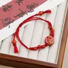 Pulsera de Cerámica Tejida con Diseño de Nicho, Sensación de Alta Gama, Dulce y Versátil para Mujeres, Pulsera Artística de Concha Marina, Joyería de Costa