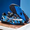Zapatos de fútbol de caña alta transfronterizos para niños y niñas, zapatillas de entrenamiento con tacos para adultos, zapatos deportivos profesionales transpirables antideslizantes con tacos largos
