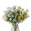 Ramo de Flores de Mano, Orquídeas de Baile para Bodas, Flores Artificiales, Decoración del Hogar, Pared de Flores, Pared de Plantas, Flores Falsas, Manualidades Transfronterizas
