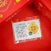 Año Nuevo del Caballo Modelo 999 Oro Puro Pegatina para Teléfono Móvil para Riqueza Instantánea y Dinero, con Adhesivo Posterior, Regalo Pequeño de 2 mg al por Mayor