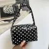 Bolso de Mano Personalizado Estilo Coreano de Lunares 2026 Principios de Otoño Nueva Moda Bolso Cilíndrico Alto Valor Estético Bolso Tote de Gran Capacidad
