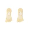 Calcetines de cinco dedos para niños, de primavera y verano, de algodón peinado fino, con puntera dividida, invisibles, para yoga, de silicona, antideslizantes, para pilates.