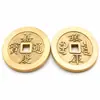 Moedas populares de latão espessado, Moedas dos Cinco Imperadores, Kangxi, Yongzheng, Shunzhi moedas de cobre estilo antigo, artesanato e ornamentos decorativos