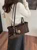 Bolso de hombro transfronterizo estilo retro de gamuza, gran capacidad, casual, bolso de axila, diseño simple de bloques de color, adecuado para ir al trabajo, bolso de mujer