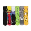 Calcetines de media caña de moda para hombre, estilo europeo y americano, para las cuatro estaciones, con diseño de anime, calcetines de algodón para hombre, calcetines de superhéroe para mujer, calcetines de gato de Amazon Ins y Bugs Bunny