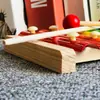 Piano de Madera de Ocho Notas para Golpear con la Mano para Bebés y Niños Pequeños, Reloj de Pingüino, Oruga Enrollable con Cuentas Pequeñas, Torre Arcoíris, Juguetes Educativos de Educación Temprana