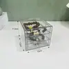 Caja de Joyería Antioxidation Cristal Transparente Acrílico a Prueba de Polvo Pulsera Cadena Joyería Juguete Caja de Almacenamiento de Pulseras de Perlas