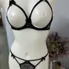 Novo Sutiã Sexy Reunião Peito Pequeno Show Daquan Show Sexy Estimulante Sexo Pode Comer Leite Tentação Calças Traje Aberto