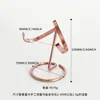 Suporte de Exibição de Cristal com Amostras de Pedra Bruta, Aglomerado de Cristal em Forma de Coração, Amostras de Minerais e Ornamento de Base Metálica