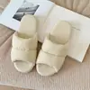 Pantuflas de interior para mujer Nanbowan para primavera y otoño, con suelas suaves, silenciosas, antideslizantes, de punta abierta para parejas, adecuadas para suelos de madera