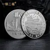 Moedas de Ouro Comemorativas do Palácio Potala de Xizang Área Cênica Fabricação Atrações Turísticas Lembrancinhas Presente Atacado Coleção