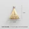 Arte de Bambu Xin Sheng Formato de Zongzi Decoração Trançada de Bambu DIY Estilo Chinês Auspicioso Artesanato Criativo Material de Arte Floral Trançado Feito à Mão