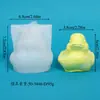 Vela Perfumada Criativa de Pato Amarelo 3D Molde de Silicone Líquido Sabonete Artesanal Patinho Cubo de Gelo Gesso Ornamento