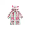 Pijama para niña, franela de otoño e invierno, felpa de coral engrosada, bata infantil nuevo estilo 2026, ropa de dormir para bebé niña