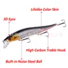 Anillo biónico zhumino señuelo Luya 14g/23g agua flotante agua sumergida lanzamiento largo plástico cebo artificial pesca de agua dulce y salada pez cocky